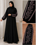 Premium Black Nida Abaya for Women | Elegant Modest Islamic Wear
